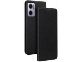 Capa Fólio Aba Cartões Vídeo para Xiaomi Redmi 10 5G BIGBEN CONNECTED Pele Preto