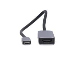 Usb-C Adapter Usb 3.2 Gen 1 Usb-C Male Hdmi Output 8K@60Hz 0.20 M Round Nickel Plated Pvc Black Box NEDIS