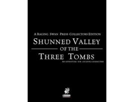 Livro Raging Swans Shunned Valley of the Three Tombs de Creighton Broadhurst John Bennett (Inglês)