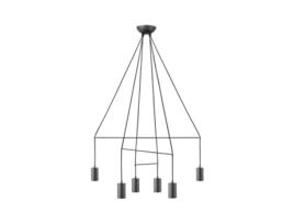 Candeeiro NOWODVORSKI Imbria Black Vi (Preto - Aço Pintado)