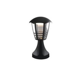 Luz Led Exterior Cloe Preta 12W 4000K Luz Natural Ip44 INTEC