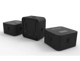 Microfone de mesa preto EMPIRE Media Mic-4 de mesa