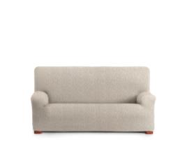 Capa para Sofá Bielástica Adaptável Roc 4 Lugares 210-290 Cm Marfim VIPALIA