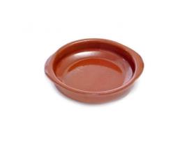 Cazuela barro redonda asas 10 cm