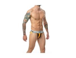 Tanga MOB EROTICWEAR Preto Laranja XXL
