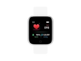 EKO Relógio Conectado Ip67 À Prova de Água 4.0 com Sensor de Ritmo Cardíaco Branco