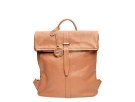 Mochila de Mulher CARLA FERRERI Cf Cognac Pele Castanho
