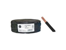 Cable electrico flexible l-halogenos 6,0 mmx100mt negro 45060,7
