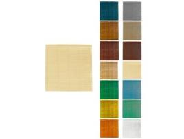 Cortina de madeira Alicantina com roldana metálica - Cortina de rolo para janelas, portas, sala marfim (pintada) 130 x 240 cm