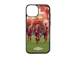 Capa Oficial Protetor para iPhone 15 PHONECASES3D Pele Sintética Preto