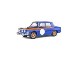 Carro Miniatura SOLIDO Renault 8 R8 1300 Coupe Gordini 1967 Azul Laranja Escala 1:18