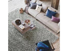 Tapete shaggy de pelo largo ROCKS Cinzento 250x350