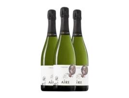 Espumante UVAS FELICES Aire Brut Nature Cava (0.75 L - 3 Unidades)