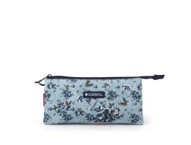 Estojo Betsy Azul com 3 Fechos de Correr