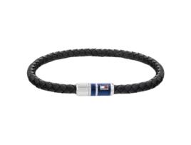 TOMMY HILFIGER Pulseira em Couro Genuíno Preto 2790293S