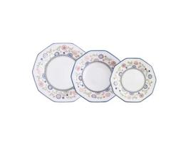 Conjunto de Louça QUEEN´S BY CHURCHILL Bengal (Multicolor - Cerâmica - 12 Peças)