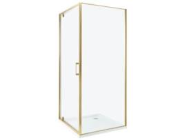 Cabine de duche BELIANI Darli de Vidro de segurança (temperado) Transparente 80x80x185