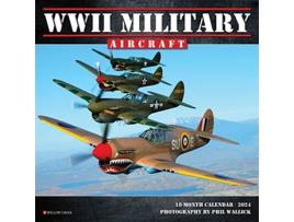 Livro WWII Military Aircraft 2024 7 X 7 Mini Wall Calendar de Willow Creek Press (Inglês)