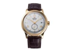 Relógio masculino ORIENT Ra-Ap0106S30B automático 38 mm caixa dourada branca