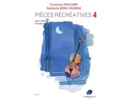 Livro Pieces recreatives Vol 4 de Bera-Tagrine e Nathalie (Francês)
