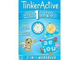 Livro TinkerActive 1st Grade 3in1 Workbook de Justin Krasner e Megan Hewes Butler (Inglês)