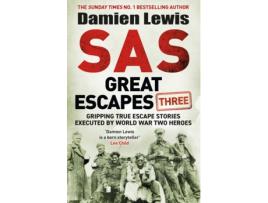 Livro SAS Great Escapes Three de Damien Lewis (Inglês)