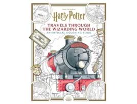 Livro Harry Potter Travels Through the Wizarding World An Official Coloring Book de Insight Editions (Inglês)