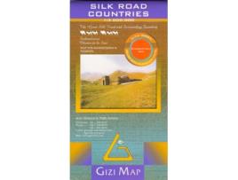 Livro Silk Road Countries geographical de Gizi Map (Inglês)