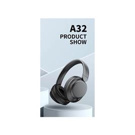 Headphones Celebrat A32 Bluetooth Preto