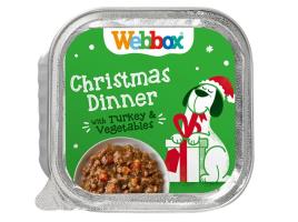 Comida Húmida Natal Cão Webbox Peru E Vegetais 150g