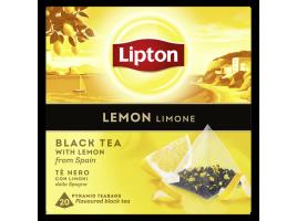 Chá Preto Lipton Pyramid Limao 20 Saq