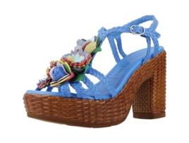 Sapatos de Mulher PONS QUINTANA Cannes Tecido Azul (37)