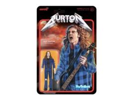 Figura Super7 CLIFF BURTON Figura de Reacção em Camisa Flanela 3.75