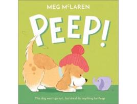 Livro Peep! de Mclaren e Meg (Inglês)