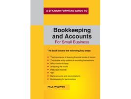 Livro bookkeeping and accounts for small business de welwyn, paul (inglês)