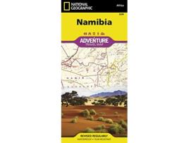 Livro Namibia de National Geographic Maps (Inglês)