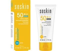 SOSKIN PARIS Sun Care Cream Spf 50+ Suchá a Citlivá Plet Ochranný Krém 50Ml