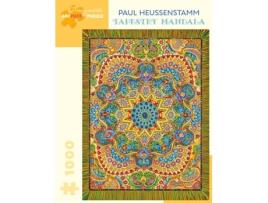 Livro paul heussenstamm tapestry mandala 1000-piece jigsaw puzzle de illustrated by paul heussenstamm (inglês)