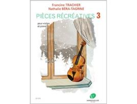 Livro Pieces recreatives Vol 3 de Bera-Tagrine e Nathalie (Francês)