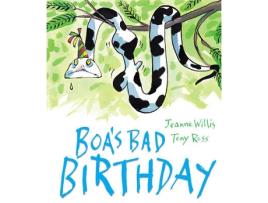 Livro Boas Bad Birthday de Jeanne Willis (Inglês)