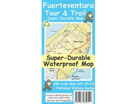 Livro Fuerteventura Tour and Trail Map de David Brawn (Inglês)