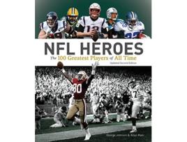 Livro NFL Heroes de George Johnson e Allan Maki (Inglês)