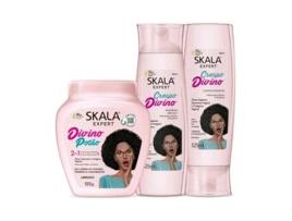 Pack Crespo Divino Condicionador 325Ml Máscara 1Kg Shampoo 325Ml SKALA