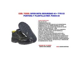 Bota de segurança Sifer-Safety 44 Tyr S3 Punteraplant Pu604-44 FPLUS