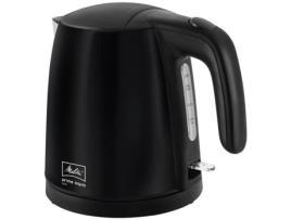MELITTA Prime Aqua Mini Chaleira Sem Fio Proteção Contra Superaquecimento Preto