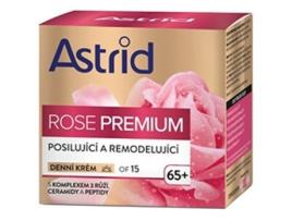 ASTRID Rose Premium Day Cream Of 15 65+ Posilující a Remodelujicí Denní Krém 50Ml