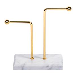 Blanca Caixa De Joias Jewellery Rack Gold White Kxd0967