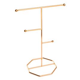 Blanca Caixa De Joias Jewellery Rack Gold Kxd0855