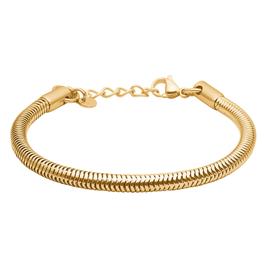 Tom Morris Pulseira Snake 18 Ct. Goldplated Stainless Steel Tm00035