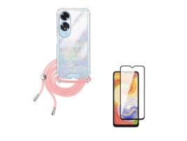 Capa Shinnyhands Free Strongglass para Xiaomi Redmi 14R CAPASMART Vidro Rosa